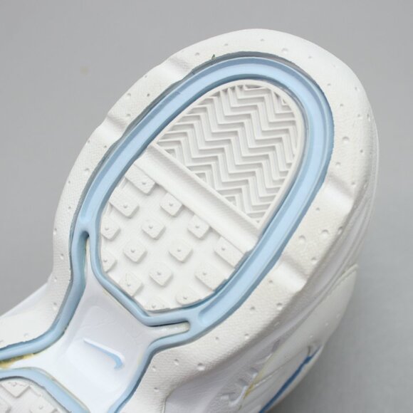 Nike Ladies 7 Air Monarch IV White Light Blue Running Tennis Gym Shoes Sneakers - Picture 11 of 12
